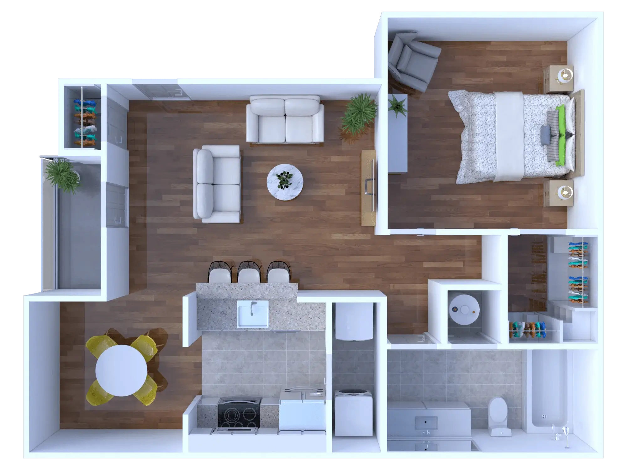 FCL - 1 Bedrooms